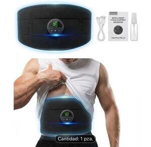 DFITO EMS Abdominal Muscle Stimulator Belt Wireless Ab Toner with LED Display